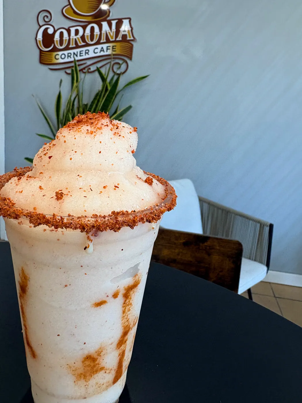 Frappé served at Corona Corner Cafe