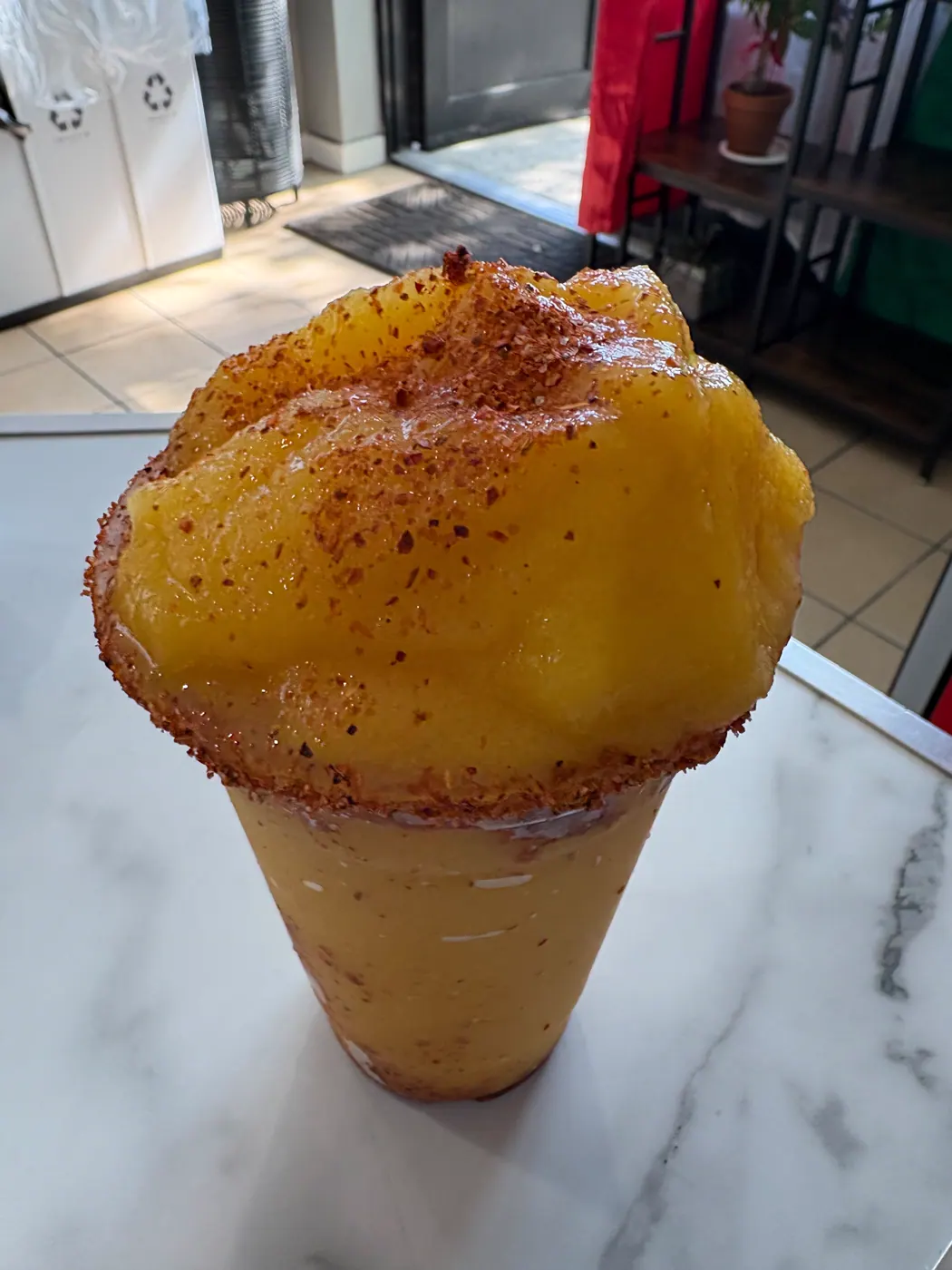 Cold drink served at Corona Corner Cafe